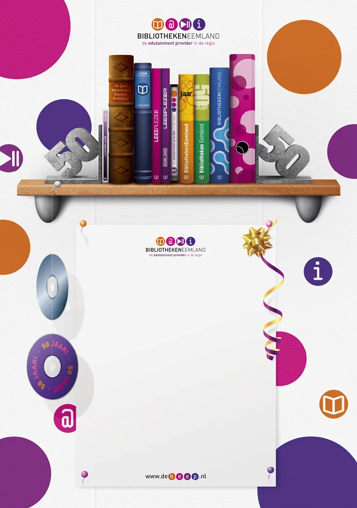 Poster voor Bibliotheken Eemland