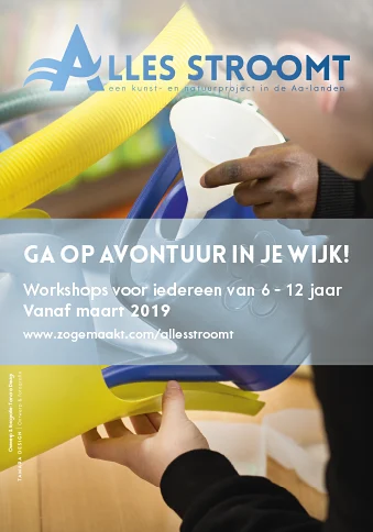 Flyer voor 'Alles Stroomt'