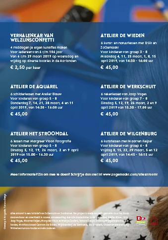 Flyer voor 'Alles Stroomt'