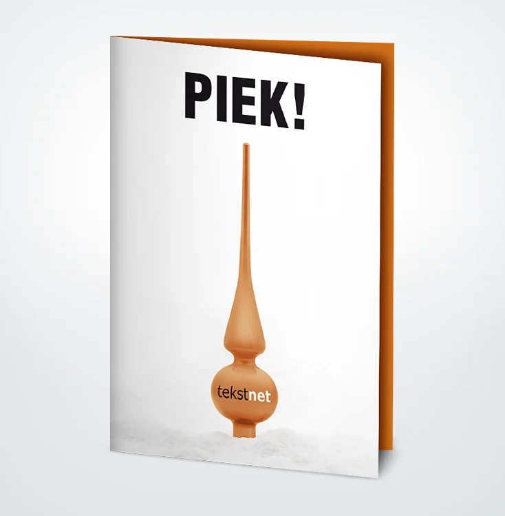 Kerstkaart voor Tekstnet